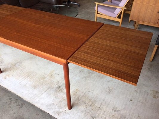 Danish Teak Dining Table by Henning Kjaernulf, 1960s-WSA-831263