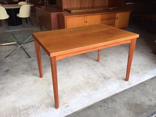 Danish Teak Dining Table by Henning Kjaernulf for Vejle Stéle, 1960s-WSA-831401