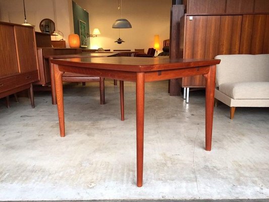 Danish Teak Dining Table by Sharnning & Elgaard for Randers, 1960s-WSA-831370