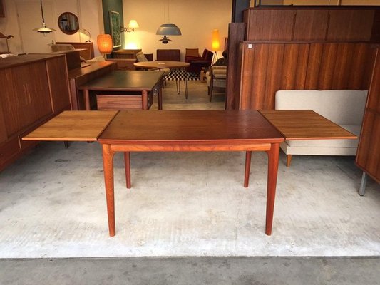 Danish Teak Dining Table by Sharnning & Elgaard for Randers, 1960s-WSA-831370