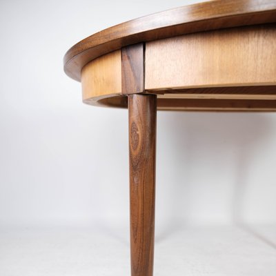 Danish Teak Dining Table with Extensions, 1960s-UY-999234