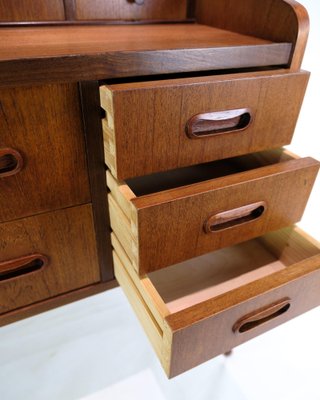 Danish Teak Dresser with Mirror, 1960s-UY-1818039