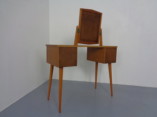 Danish Teak Dressing Table with Mirror, 1960s-RDW-1189196