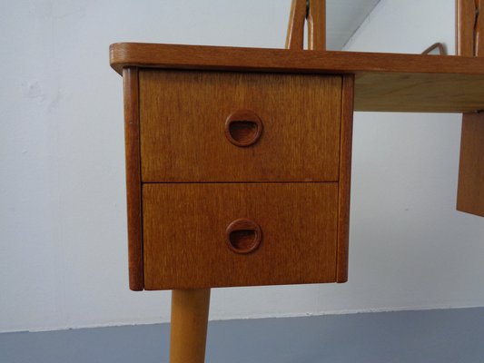 Danish Teak Dressing Table with Mirror, 1960s-RDW-1189196