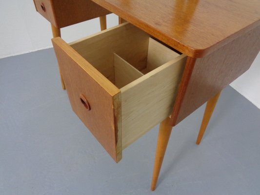 Danish Teak Dressing Table with Mirror, 1960s-RDW-1189196