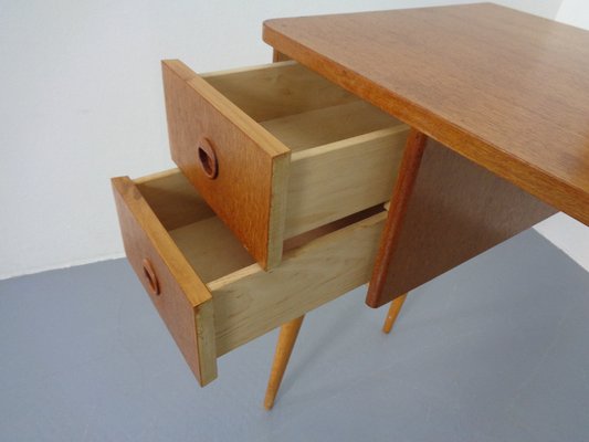 Danish Teak Dressing Table with Mirror, 1960s-RDW-1189196