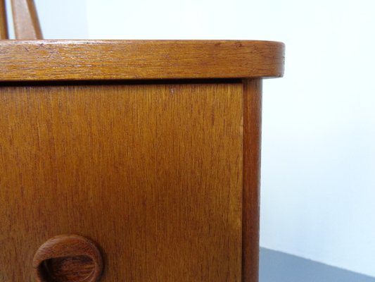 Danish Teak Dressing Table with Mirror, 1960s-RDW-1189196