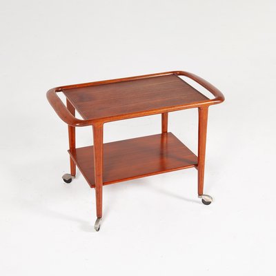 Danish Teak Drinks Trolley by Niels Otto Møller for JL Moller Furniture Factory, 1960s-QVY-906083