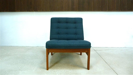 Danish Teak Easy Chair by Ole Gjerlov-Knudsen & Torben Lind for France & Søn, 1960s