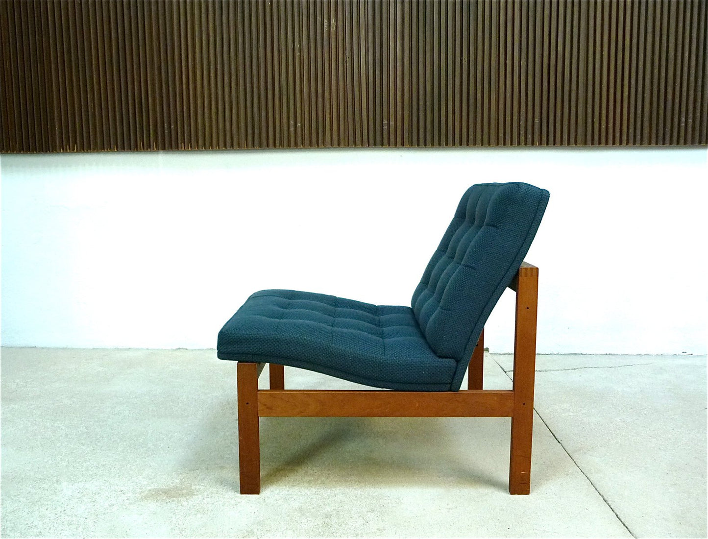 Danish Teak Easy Chair by Ole Gjerlov-Knudsen & Torben Lind for France & Søn, 1960s