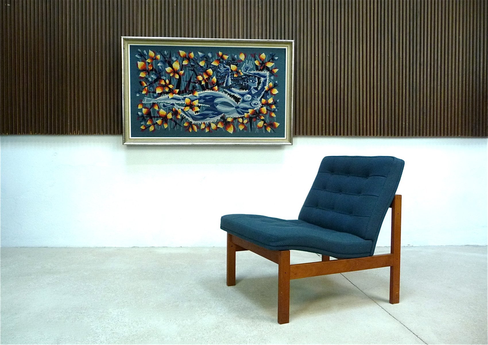 Danish Teak Easy Chair by Ole Gjerlov-Knudsen & Torben Lind for France & Søn, 1960s