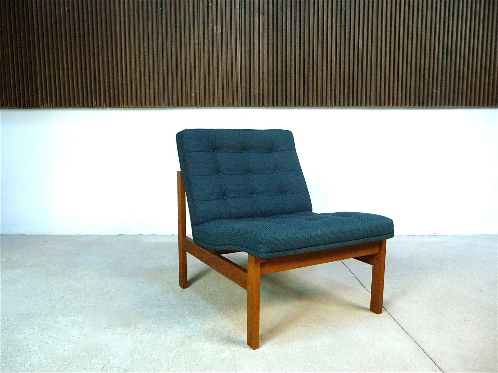 Danish Teak Easy Chair by Ole Gjerlov-Knudsen & Torben Lind for France & Søn, 1960s