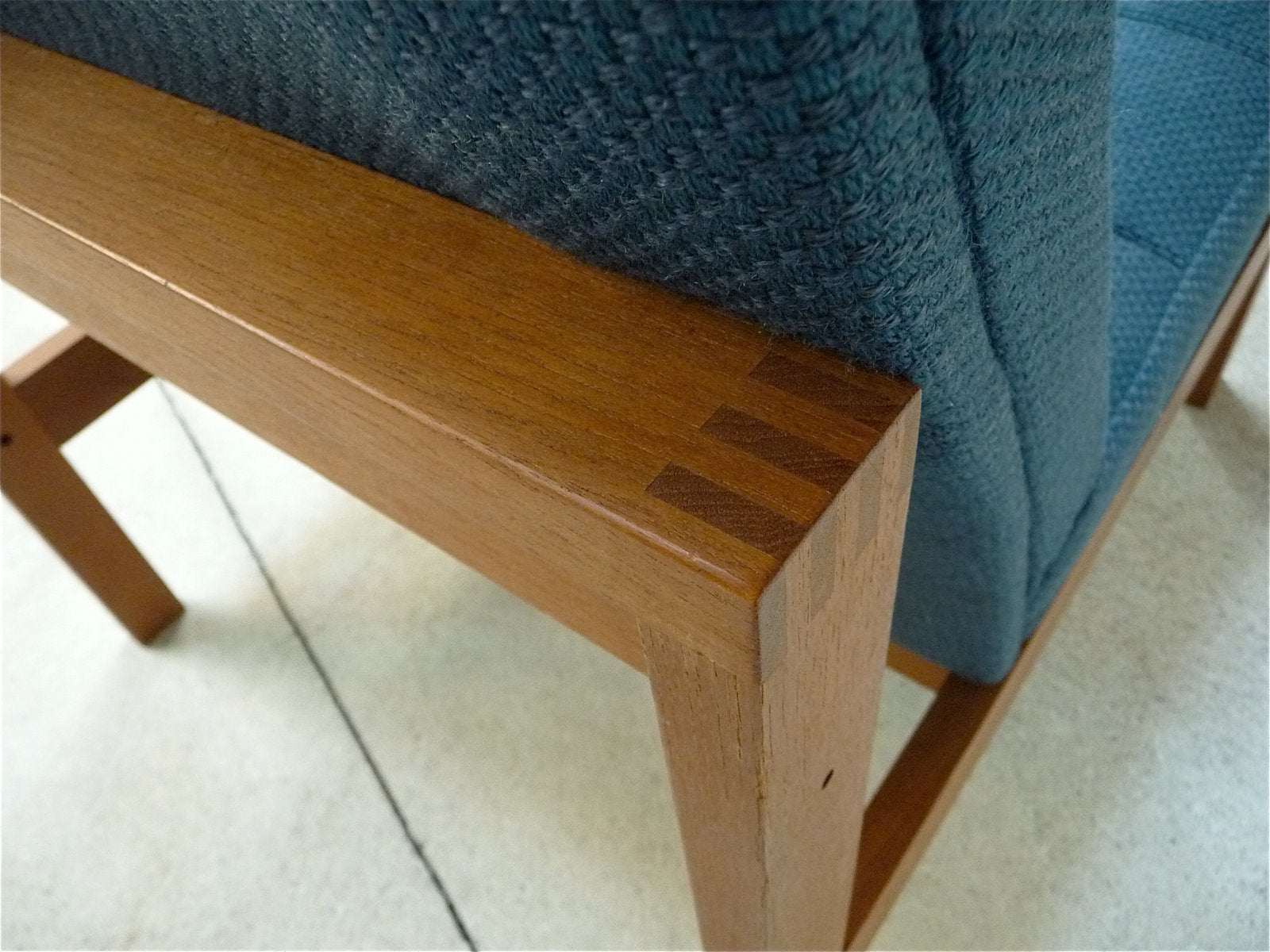 Danish Teak Easy Chair by Ole Gjerlov-Knudsen & Torben Lind for France & Søn, 1960s