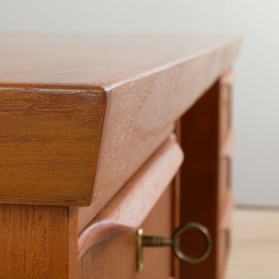 Danish Teak Executive Desk in the style of Illum Wikkelso, 1960s-UE-1394889