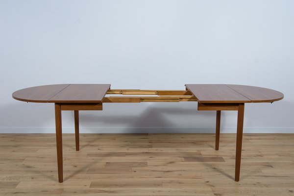 Danish Teak Extendable Dining Table, 1960s-NIT-1427557