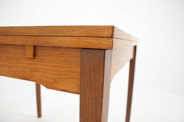 Danish Teak Extendable Dining Table, 1960s-TZ-1361476