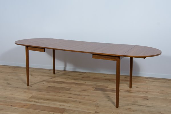 Danish Teak Extendable Dining Table, 1960s-NIT-1427557