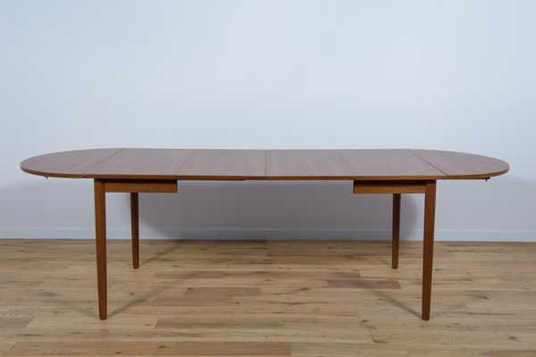 Danish Teak Extendable Dining Table, 1960s-NIT-1427557