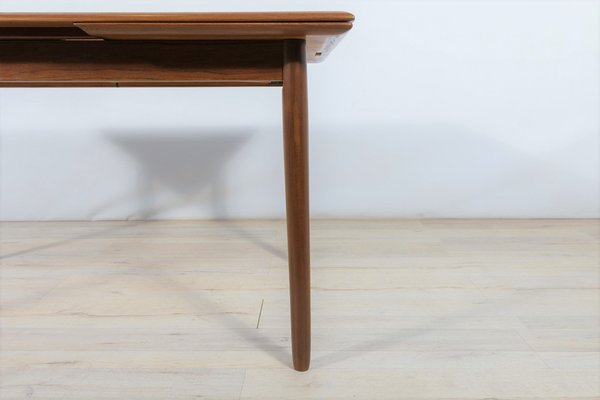 Danish Teak Extendable Dining Table, 1960s-NIT-1383863