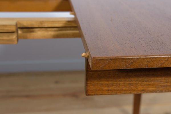 Danish Teak Extendable Dining Table, 1960s-NIT-1427557