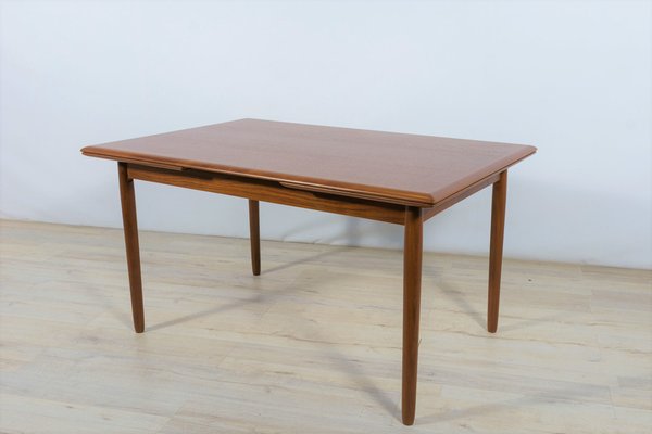 Danish Teak Extendable Dining Table, 1960s-NIT-1383863