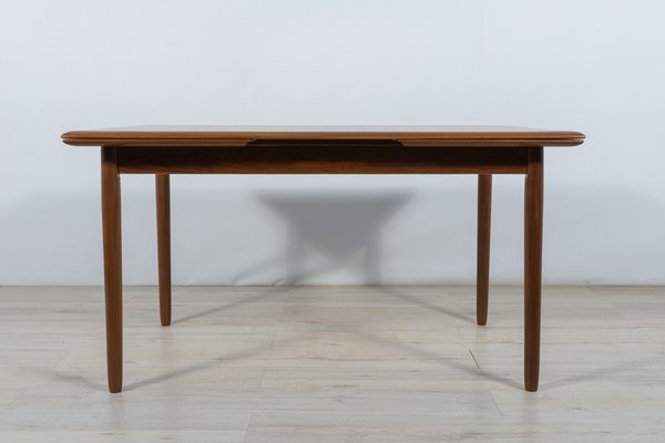 Danish Teak Extendable Dining Table, 1960s-NIT-1383863