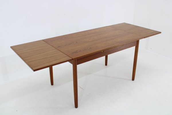 Danish Teak Extendable Dining Table, 1960s-TZ-1787230