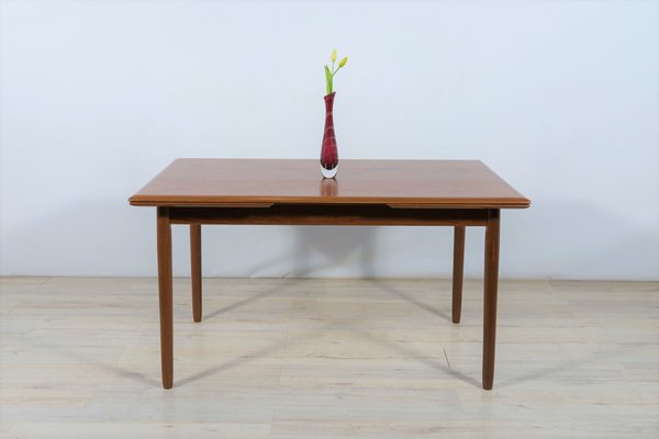 Danish Teak Extendable Dining Table, 1960s-NIT-1383863