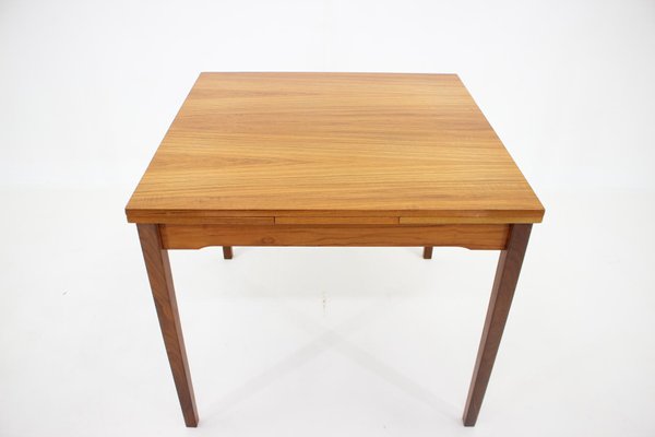 Danish Teak Extendable Dining Table, 1960s-TZ-1361476