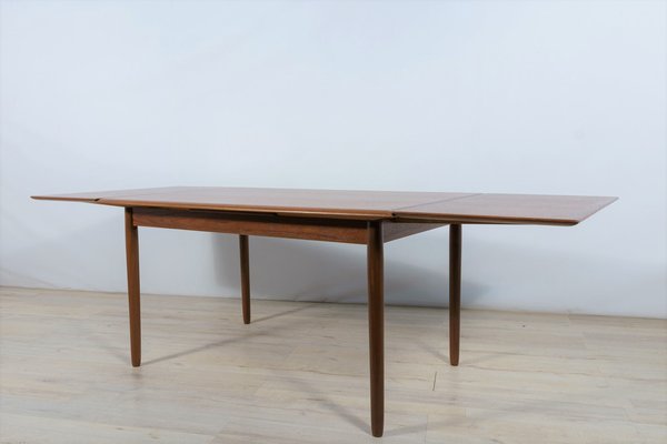 Danish Teak Extendable Dining Table, 1960s-NIT-1383863