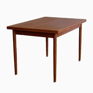 Danish Teak Extendable Dining Table, 1960s-VRE-624010