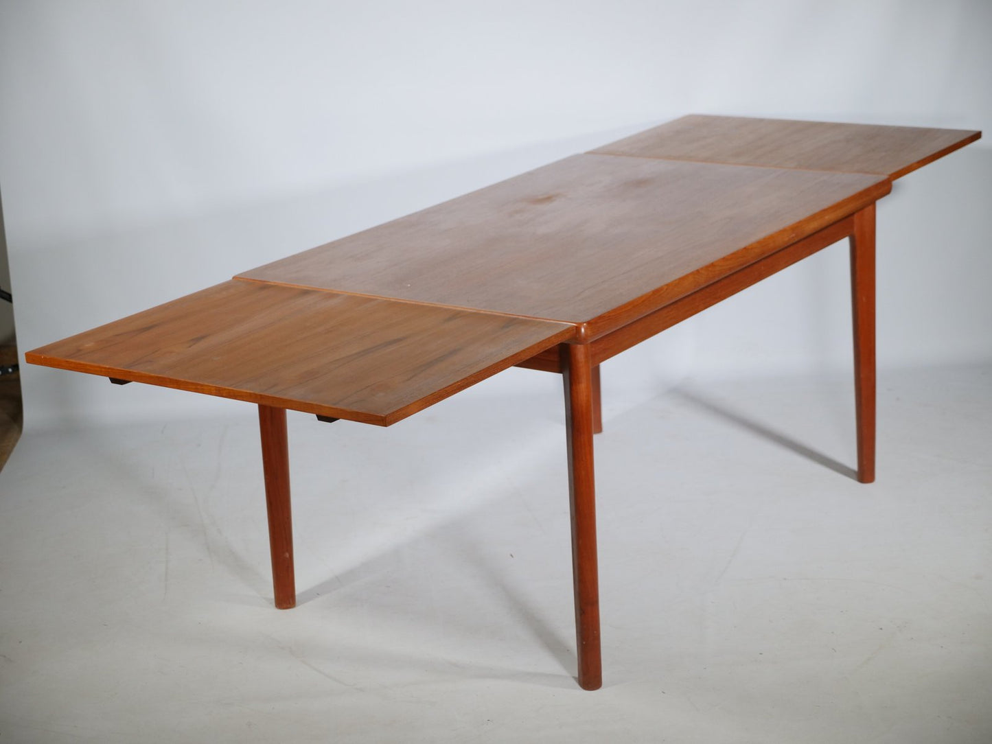 Danish Teak Extendable Dining Table by Henning Kjaernulf for Vejle Möbelfabrik, 1960s