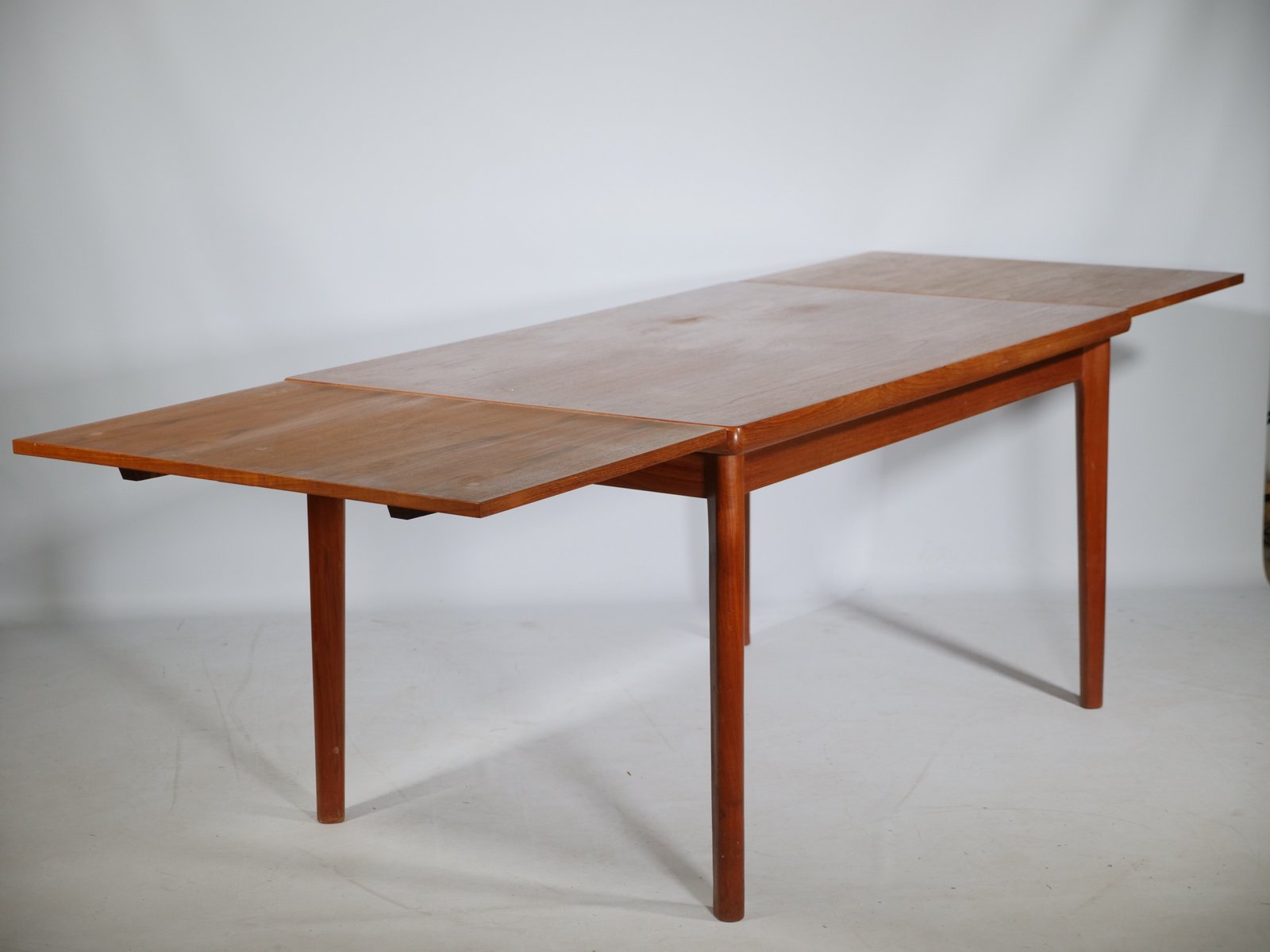 Danish Teak Extendable Dining Table by Henning Kjaernulf for Vejle Möbelfabrik, 1960s