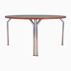 Danish Teak Half Round Dining Table from Bent Krogh, 1970s-VND-2018101