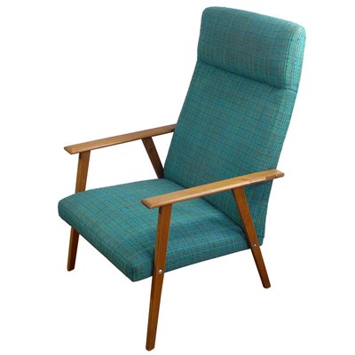 Danish Teak High-Backed Armchairs, 1960s, Set of 2-GIW-1365005