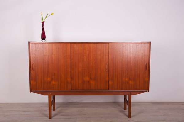 Danish Teak High Sideboard, 1960s-NIT-1003655