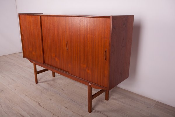 Danish Teak High Sideboard, 1960s-NIT-1003655