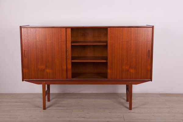 Danish Teak High Sideboard, 1960s-NIT-1003655