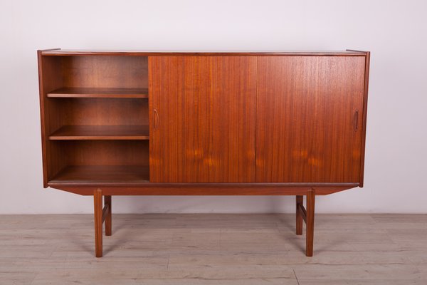 Danish Teak High Sideboard, 1960s-NIT-1003655