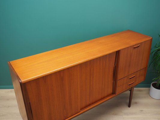 Danish Teak Highboard, 1960s-VND-2015983