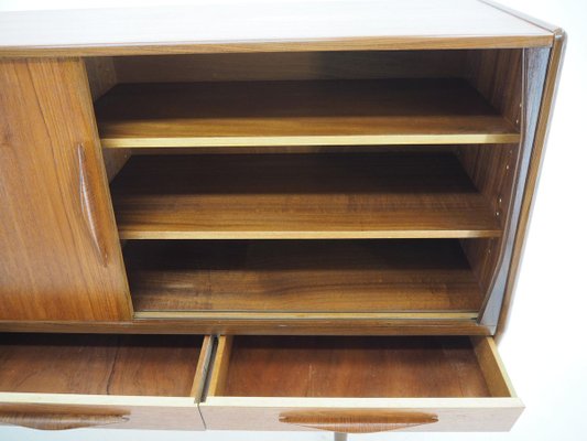 Danish Teak Highboard, 1960s-TZ-900503