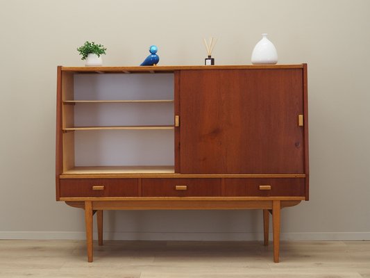 Danish Teak Highboard, 1960s-VND-1823522