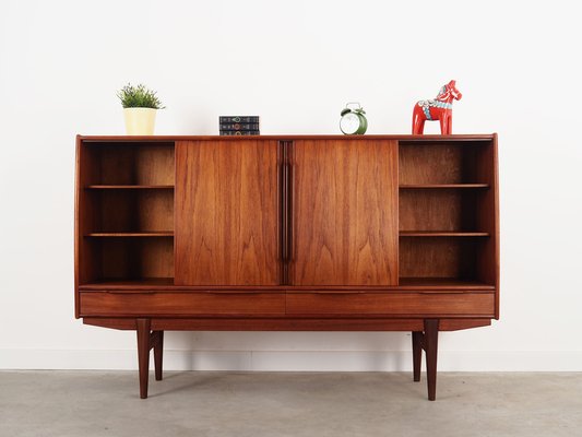 Danish Teak Highboard, 1960s-VND-1311930