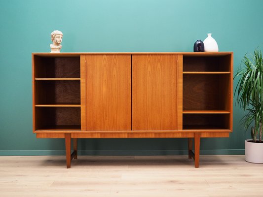 Danish Teak Highboard, 1960s-VND-2015973