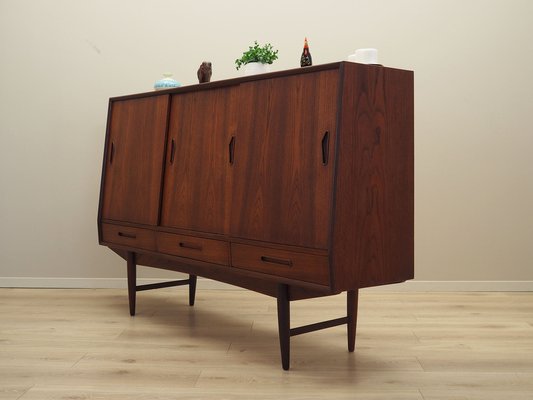 Danish Teak Highboard, 1960s-VND-1811061