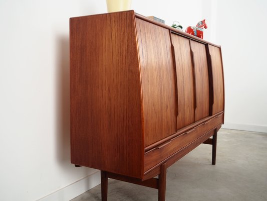 Danish Teak Highboard, 1960s-VND-1311930