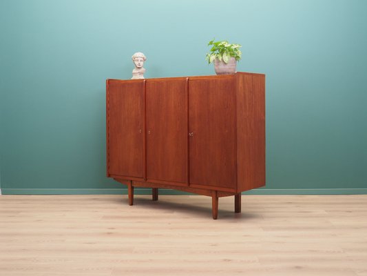 Danish Teak Highboard, 1960s-VND-2019678