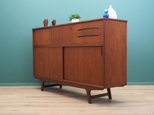 Danish Teak Highboard, 1960s-VND-1784252