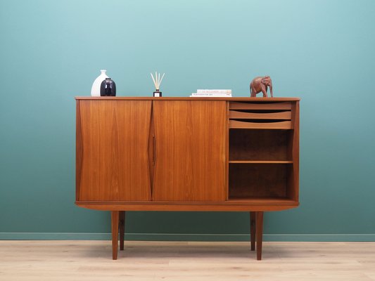 Danish Teak Highboard, 1960s-VND-1784360