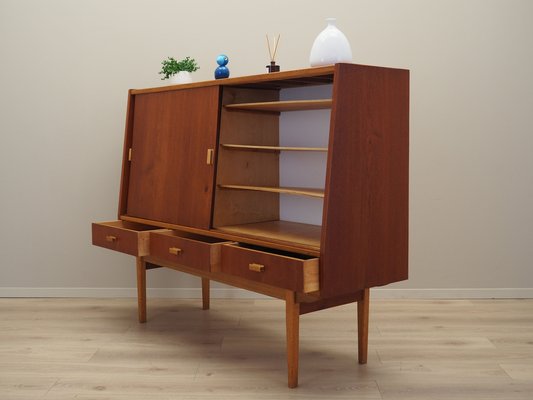 Danish Teak Highboard, 1960s-VND-1823522